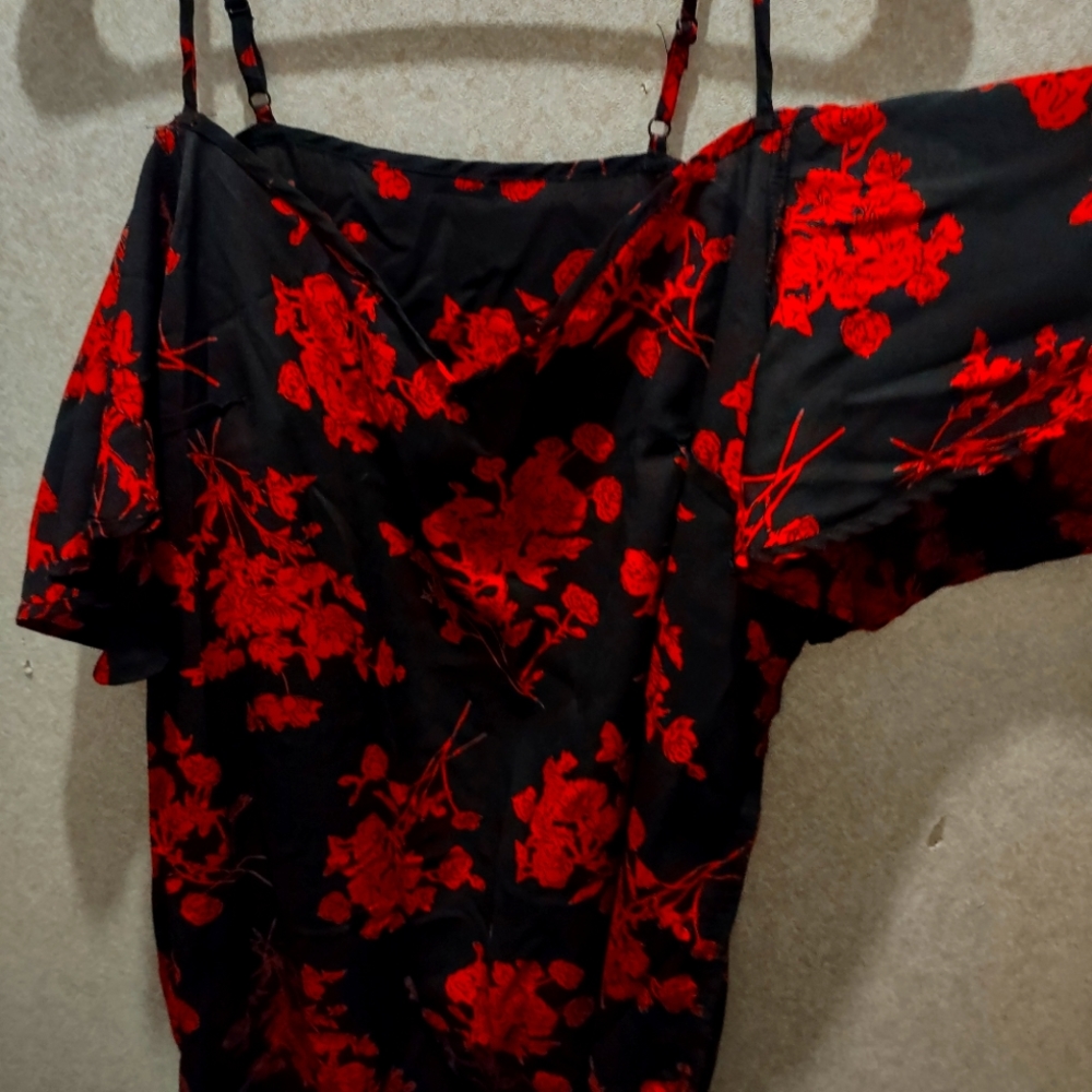 Cold shoulder dress